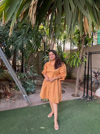 Rust meadow dress