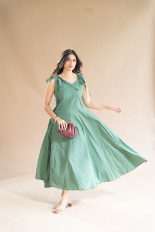 Flared Pastel Dress