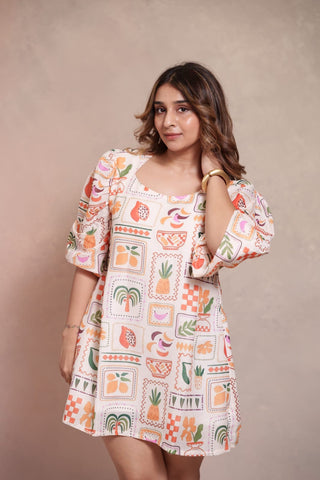 Print Parade Dress