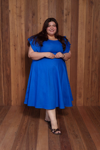 Frill Sleeves Dress