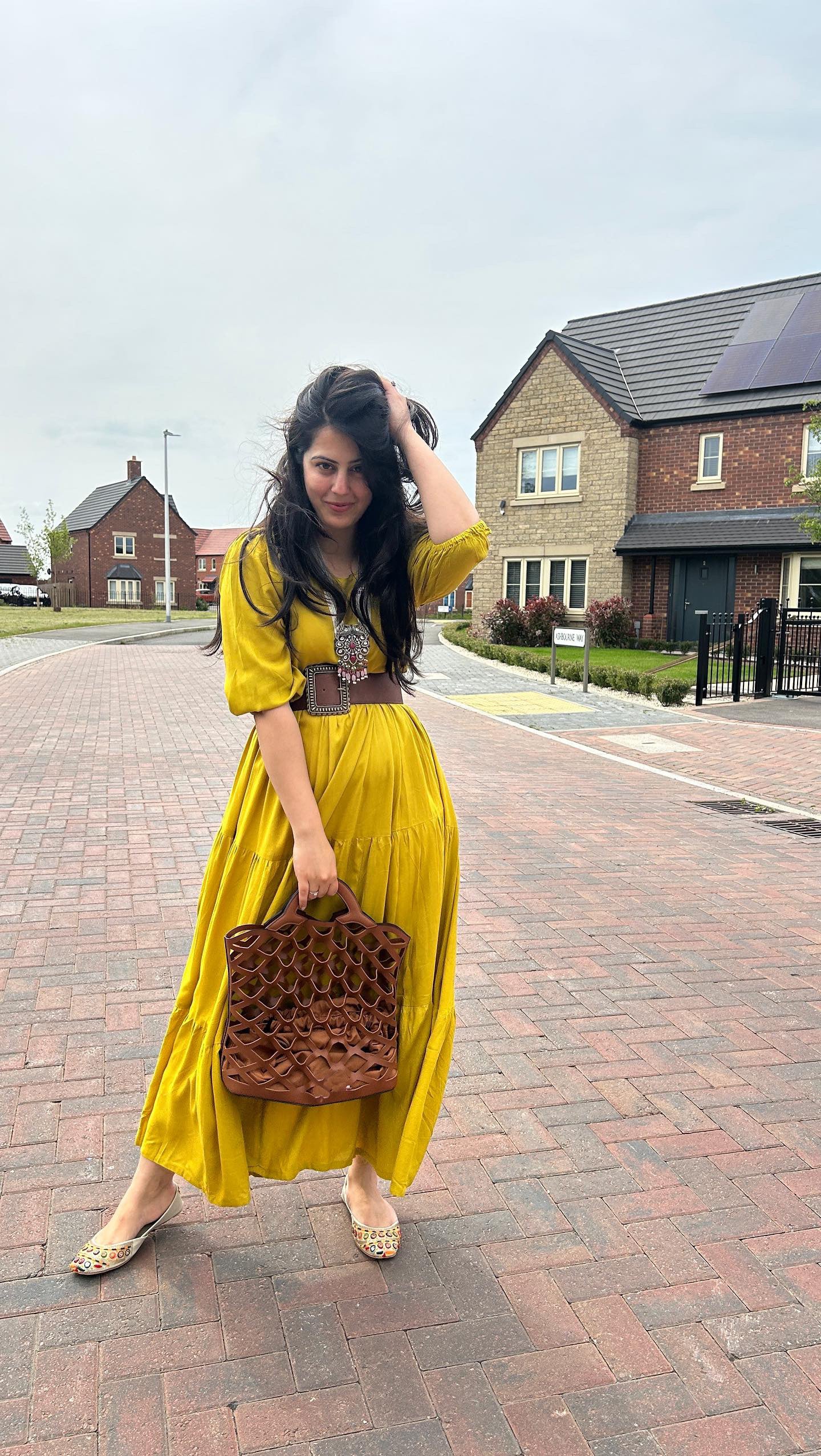 Yellow Layered Dress