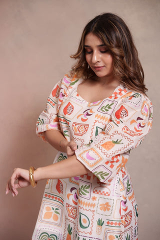 Print Parade Dress