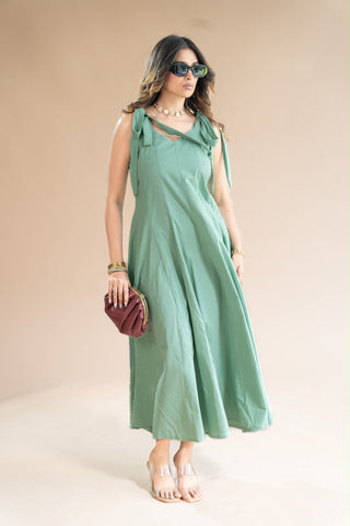 Flared Pastel Dress