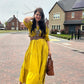 Yellow Layered Dress