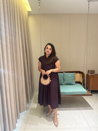 Elegance Flare Midi Dress