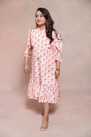 Printed Layered Dress