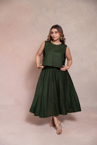 Olive Bloom Co-ord Set