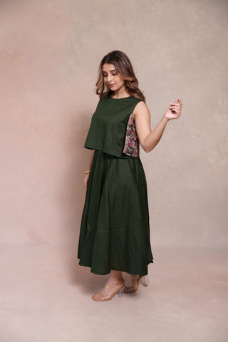 Olive Bloom Co-ord Set