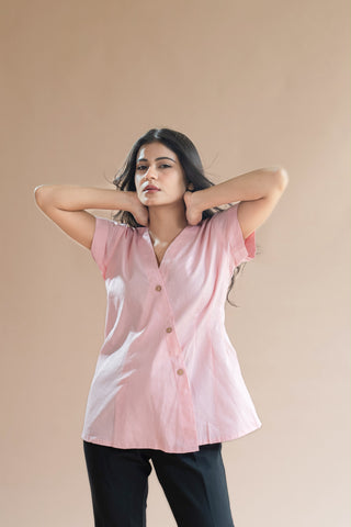 Nude Pink Cotton Top