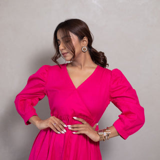 Pink Midi Dress