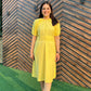 Lemon Yellow Loose Fit Dress