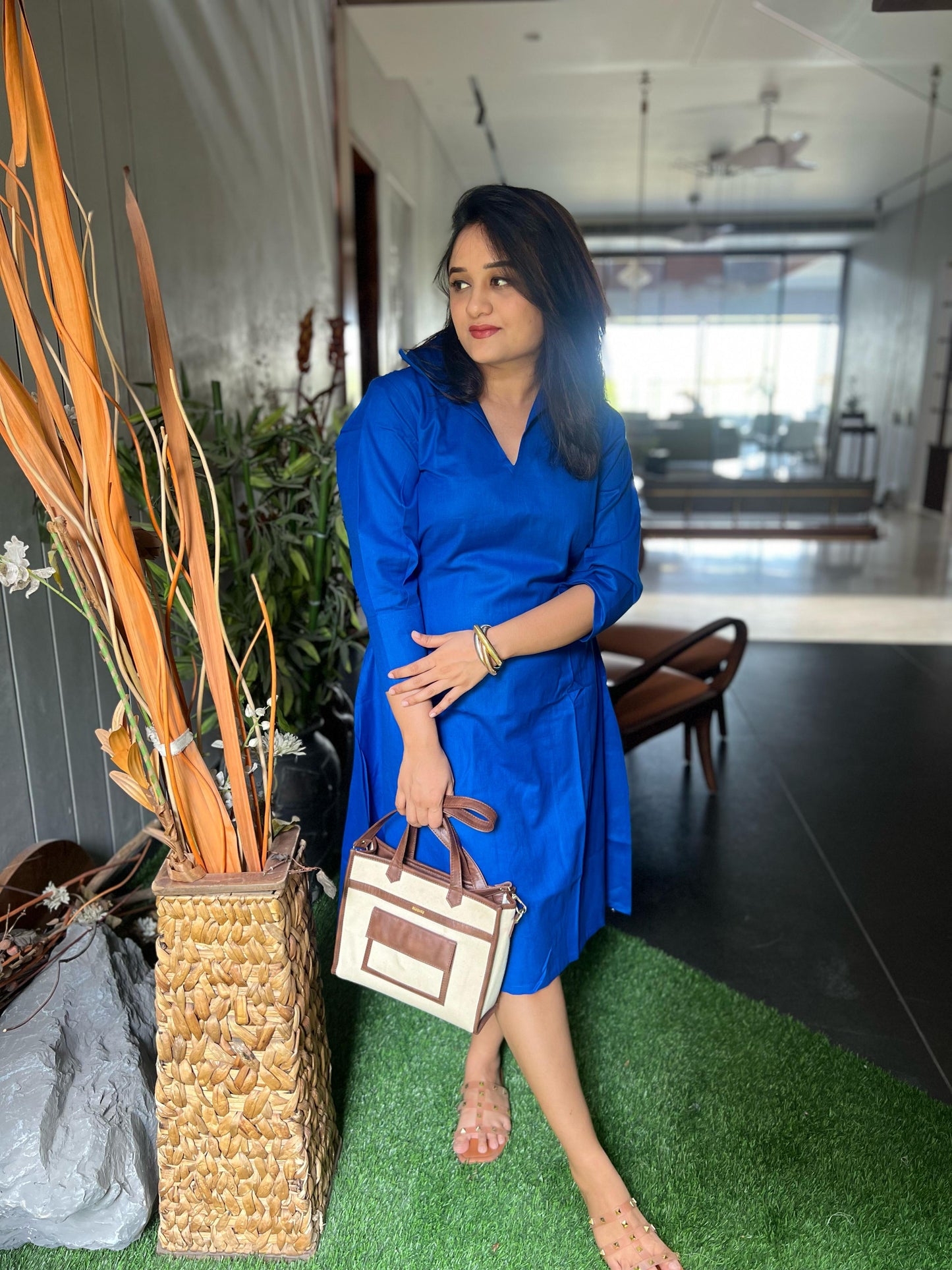 Royalblue Shirt Dress