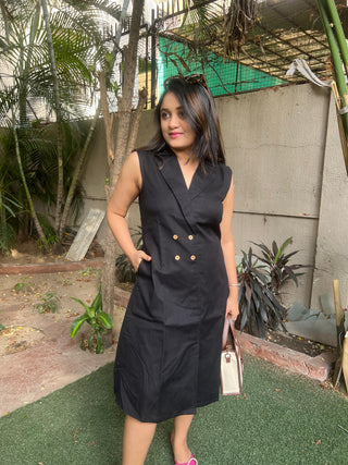 Black Blazer Dress