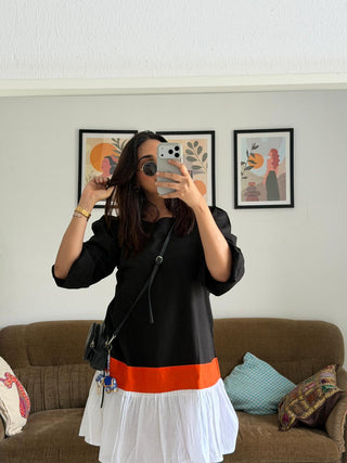 Multi Color Block Dress