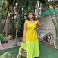 Yellow & Neon Green Dress