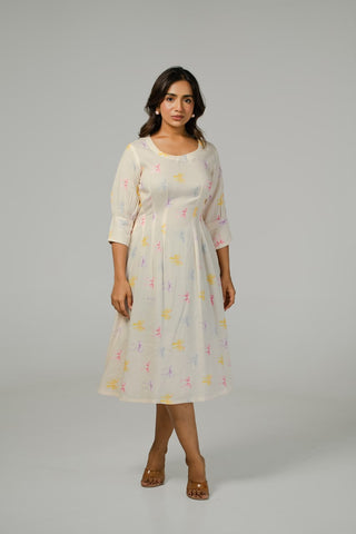 Bow Printed Dress