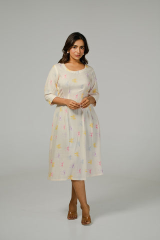 Bow Printed Dress