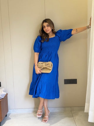 Front Smoking Layered Dress