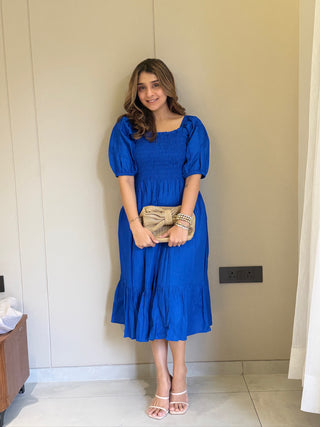 Front Smoking Layered Dress