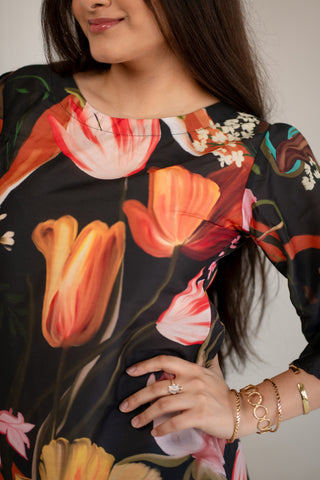 Bell sleeves Shirt Dress