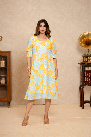 Poppy light Floral Dress