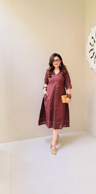 A line Anchor Dress