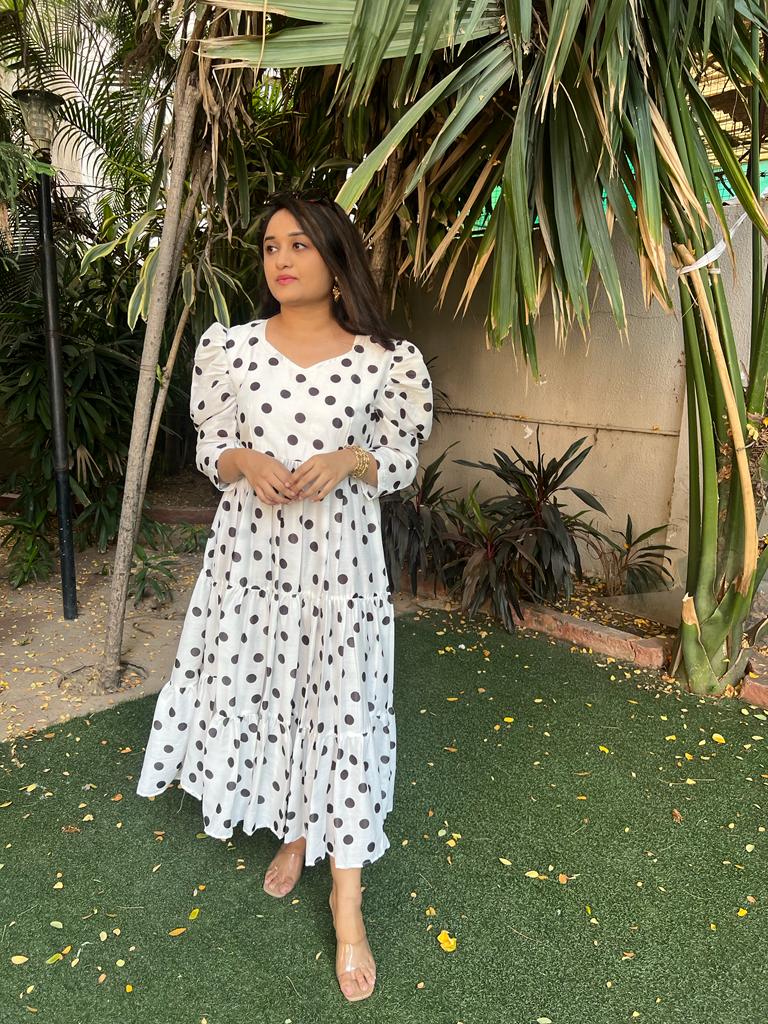Polka Dots 3 Layered Dress Polka Dots 3 Layered Dress