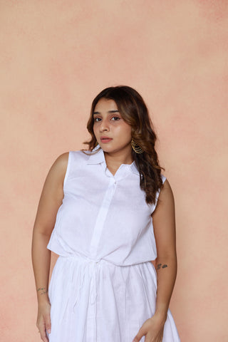 Collared Short Dress