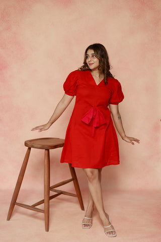 The Bow Dress with pocket