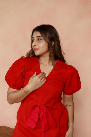 The Bow Dress with pocket