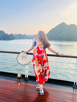 Printed Vacation Dress