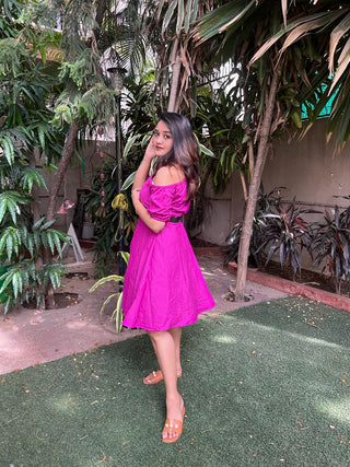 Shoulder Drop Dress