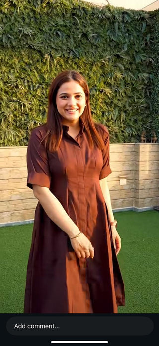 Front Tuck Dress
