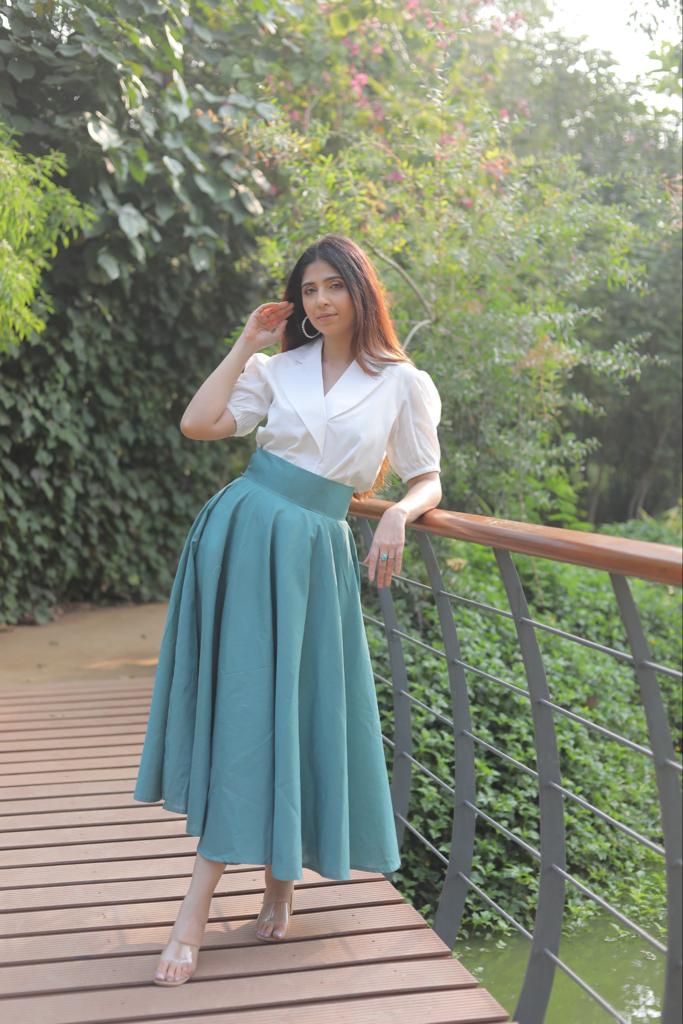 Linen Cotton Skirt