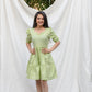 Pastel Green Layered Dress