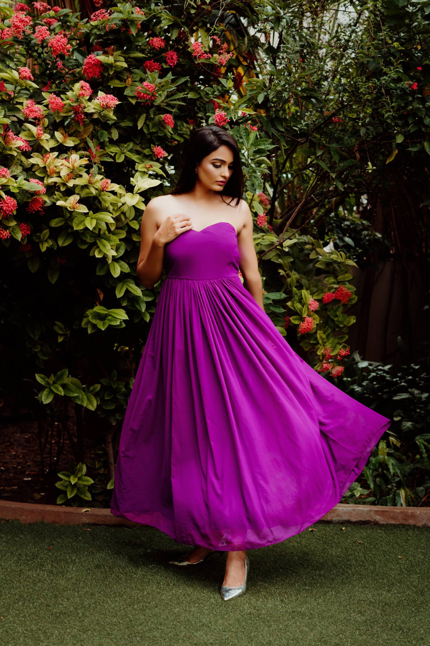 Wine Tube Gown