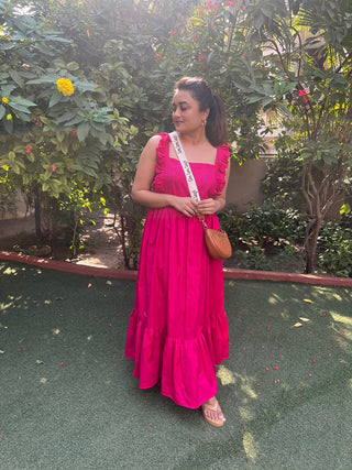 Frill Sleeveless summer dress